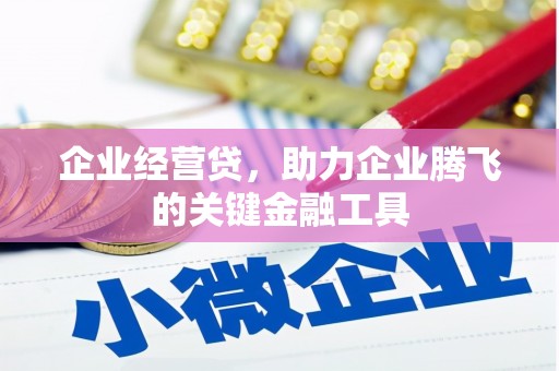 北票企业经营贷，助力企业腾飞的关键金融工具